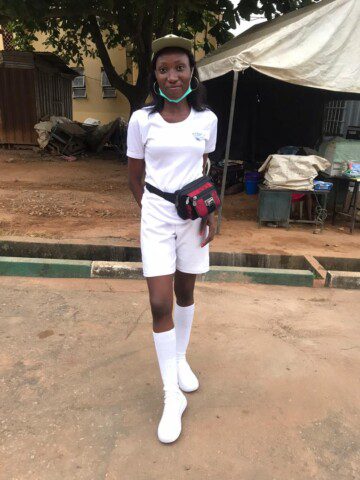 At the NYSC orientation camp