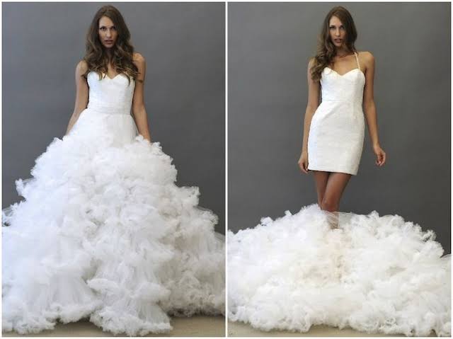 2 in 1 convertible dress for wedding