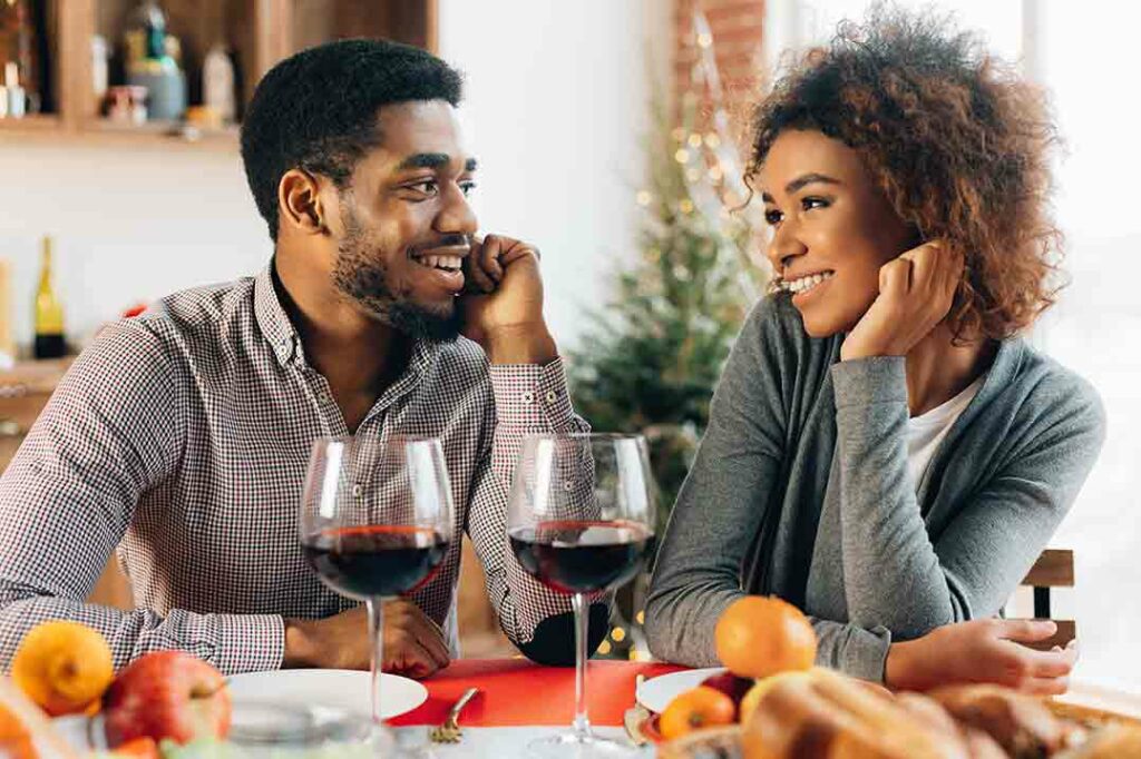 Plan a romantic dinner date with your partner