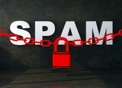 spam word lock concept