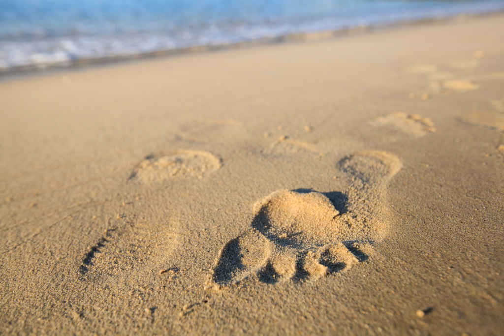 Two Sets of Footprints